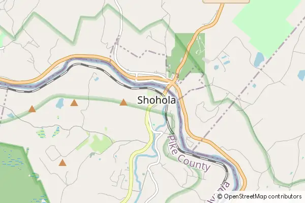 Mapa Shohola