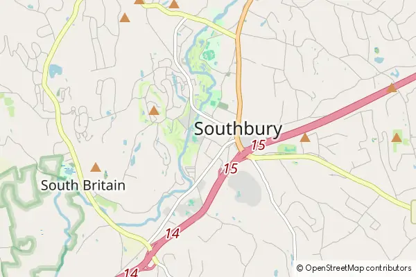 Mapa Southbury