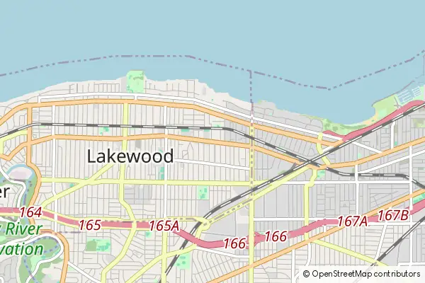 Mapa Lakewood