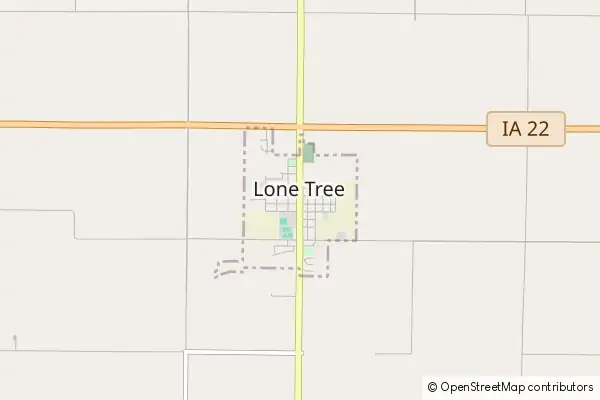 Mapa Lone Tree