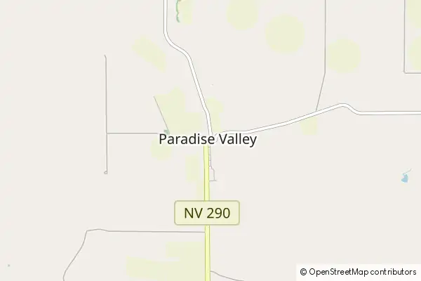 Mapa Paradise Valley