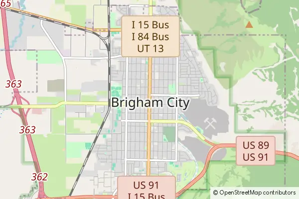 Mapa Brigham City