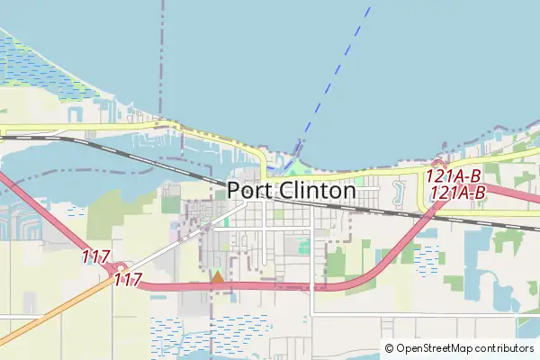 Mapa Port Clinton