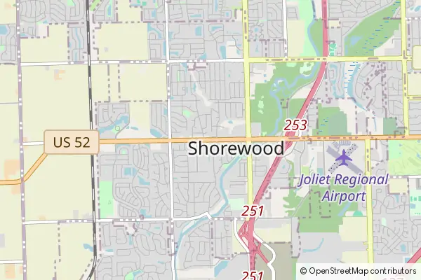 Mapa Shorewood