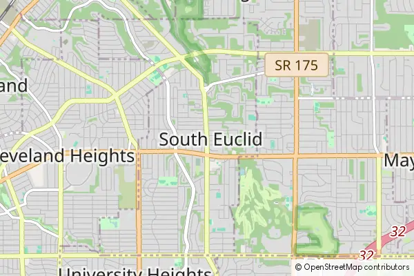 Mapa South Euclid