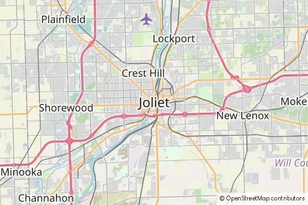 Mapa Joliet