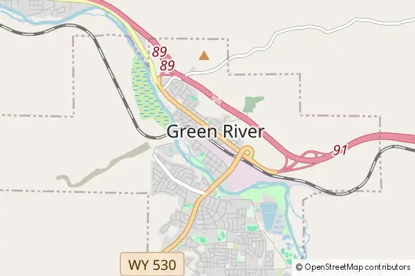 Mapa Green River