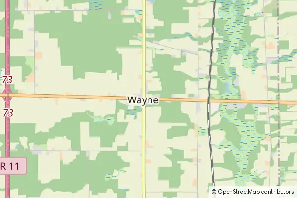 Mapa Wayne Ashtabula County