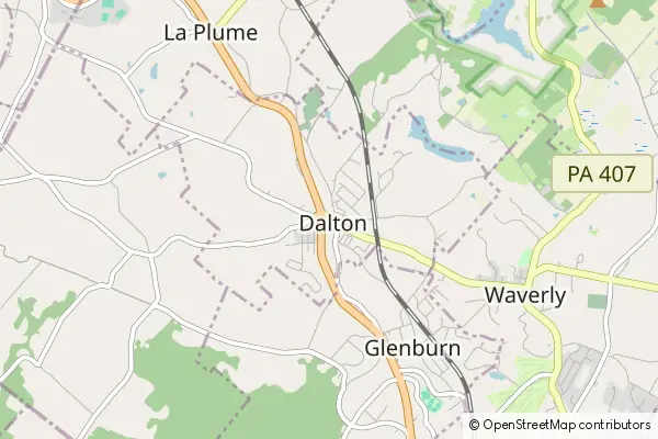 Mapa Dalton