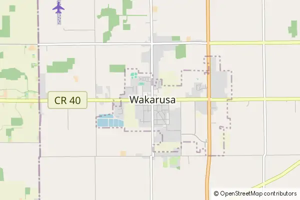 Mapa Wakarusa