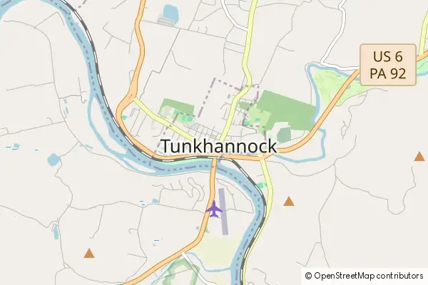 Mapa Tunkhannock