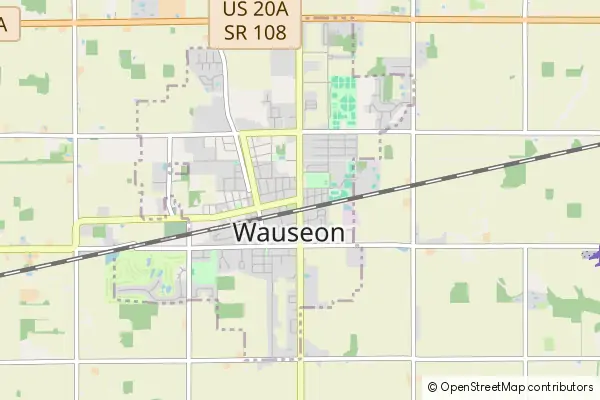 Mapa Wauseon