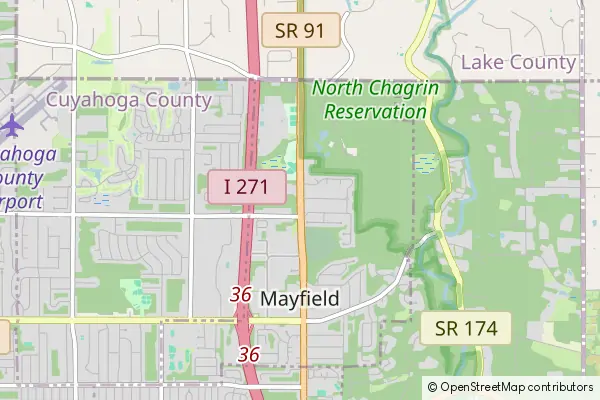 Mapa Mayfield