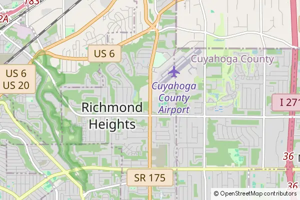 Mapa Richmond Heights