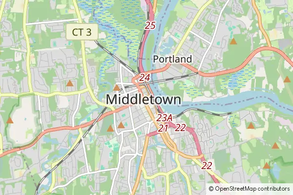 Mapa Middletown