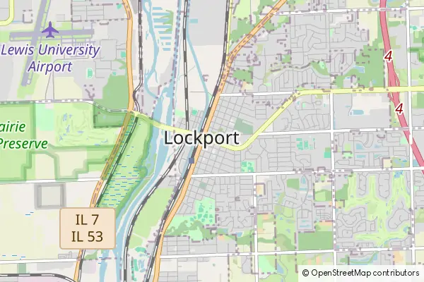 Mapa Lockport