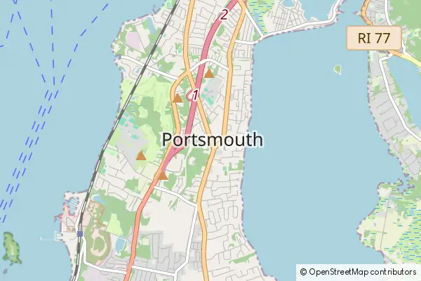 Mapa Portsmouth