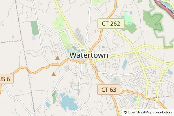 Mapa Watertown