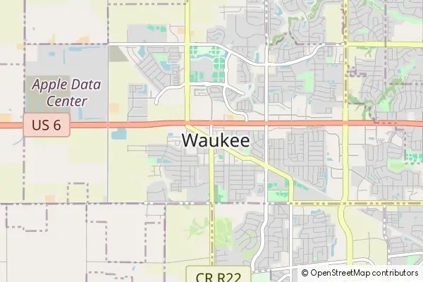 Mapa Waukee