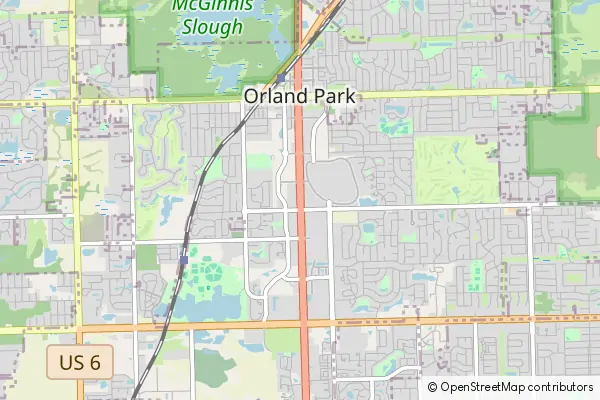 Mapa Orland Park