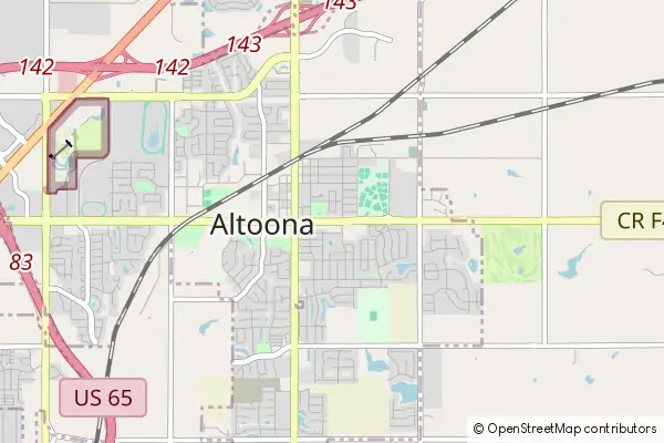 Mapa Altoona