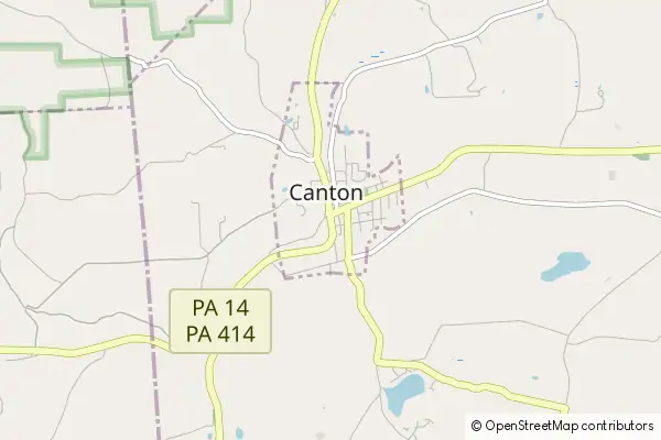 Mapa Canton