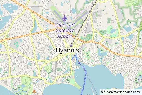 Mapa Hyannis