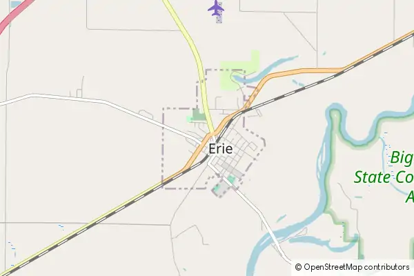 Mapa Erie