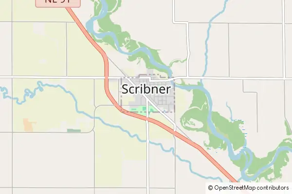 Mapa Scribner