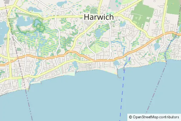 Mapa Harwich Port