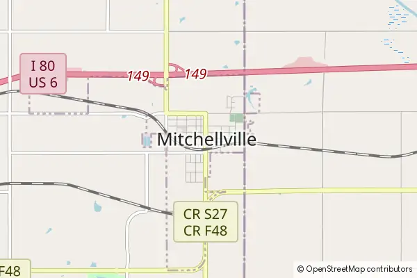 Mapa Mitchellville