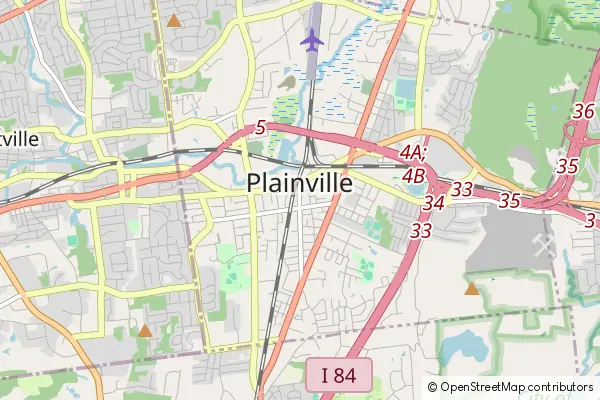 Mapa Plainville