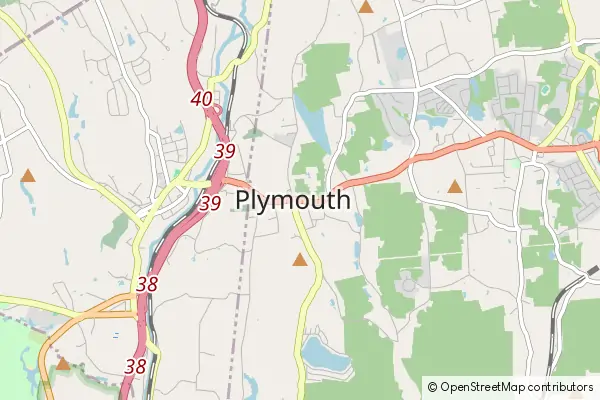 Mapa Plymouth