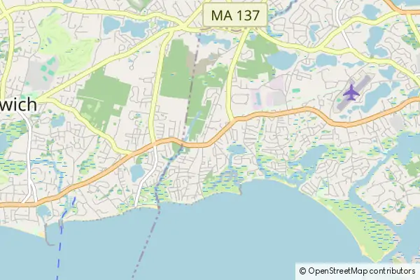 Mapa South Chatham