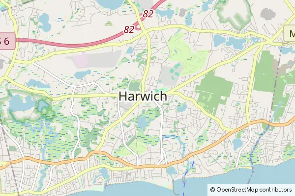 Mapa Harwich