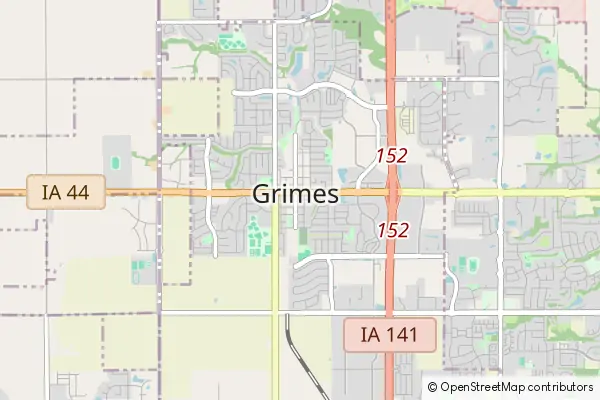 Mapa Grimes