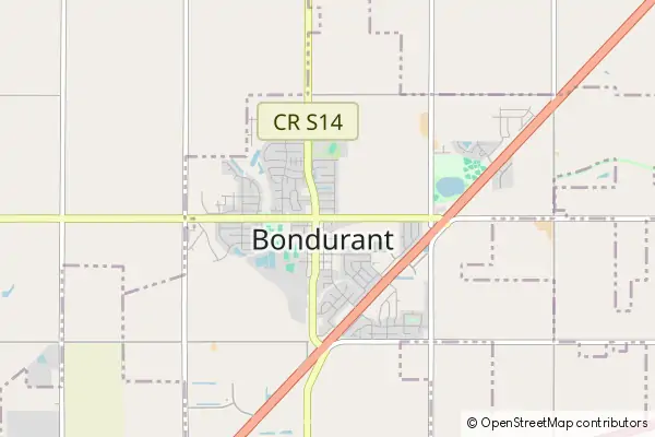 Mapa Bondurant