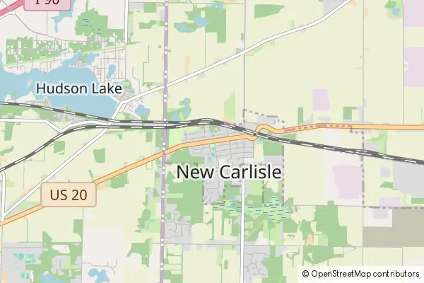 Mapa New Carlisle