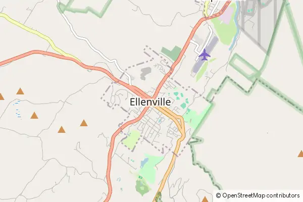 Mapa Ellenville