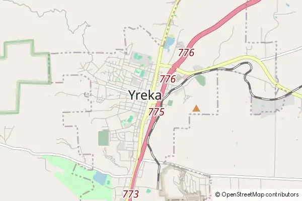 Mapa Yreka