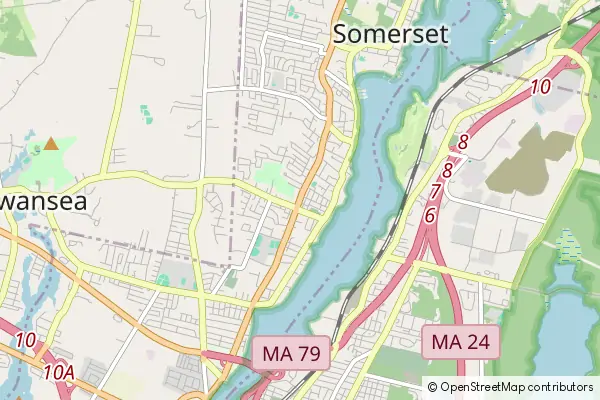 Mapa Somerset