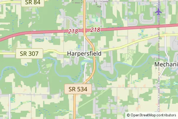 Mapa Harpersfield