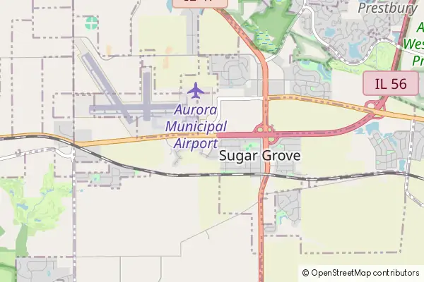 Mapa Sugar Grove