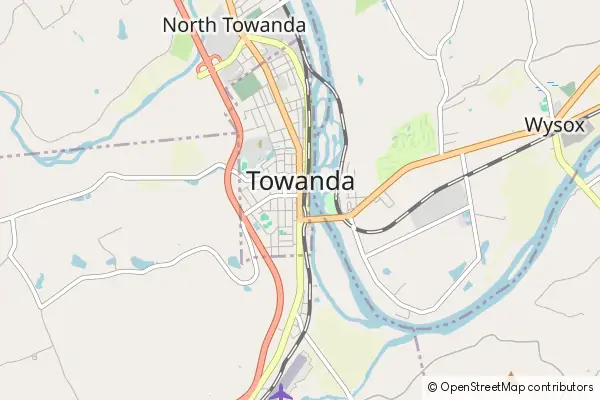 Mapa Towanda