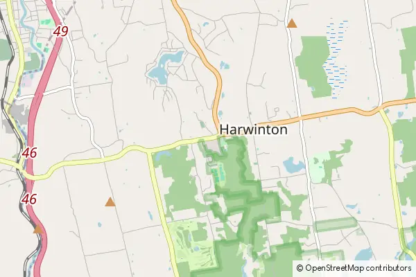 Mapa Harwinton