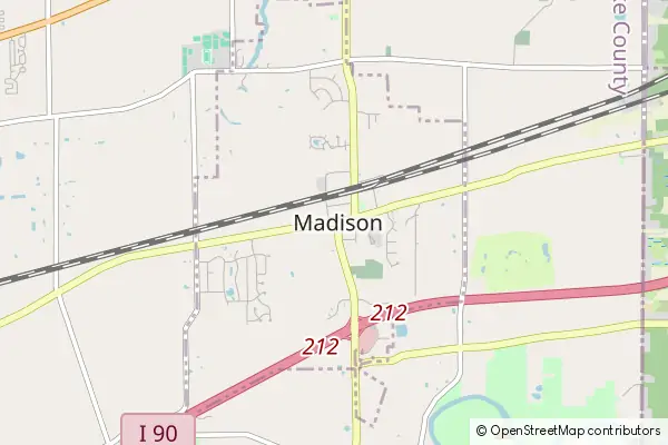 Mapa Madison