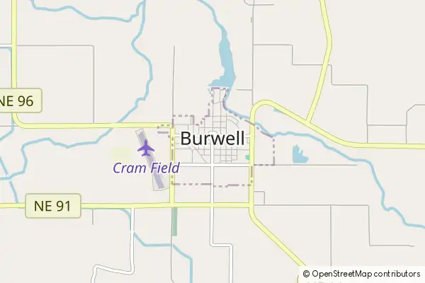 Mapa Burwell