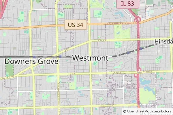 Mapa Westmont