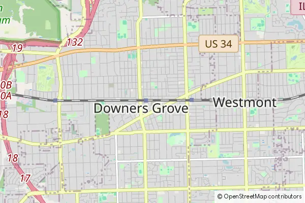 Mapa Downers Grove