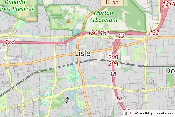 Mapa Lisle